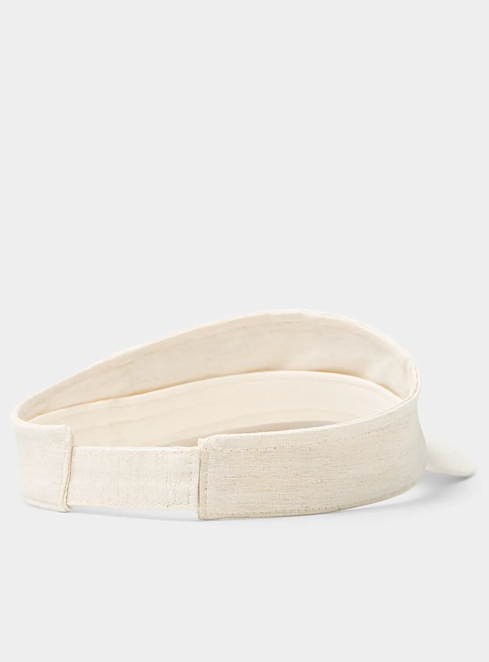 Pure linen visor