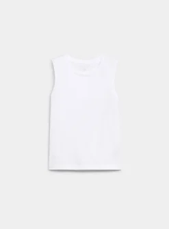 Pure organic cotton crew-neck tank