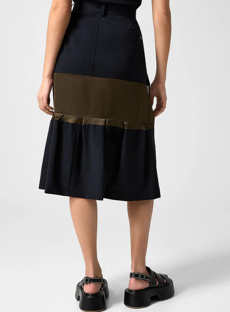Pure wool midi dress