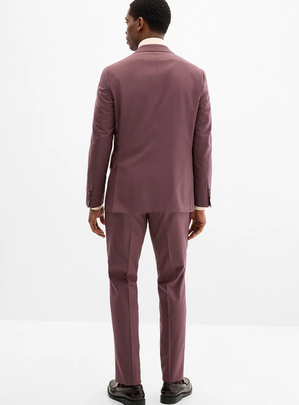 Pure wool purple suit