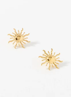 Radiant sun earrings