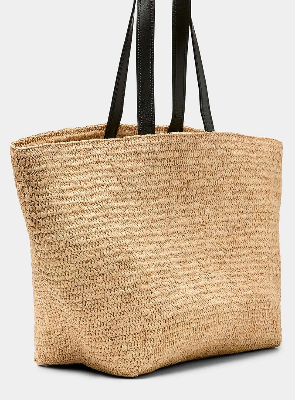 Raffia tote bag