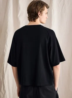 Raglan sleeve boxy T-shirt