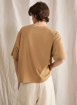 Raglan sleeve boxy T-shirt