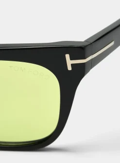 Rectangular cat-eye sunglasses