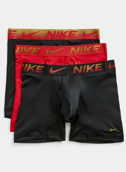6" red-accent boxer briefs