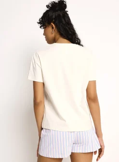 Relaxed stretch T-shirt
