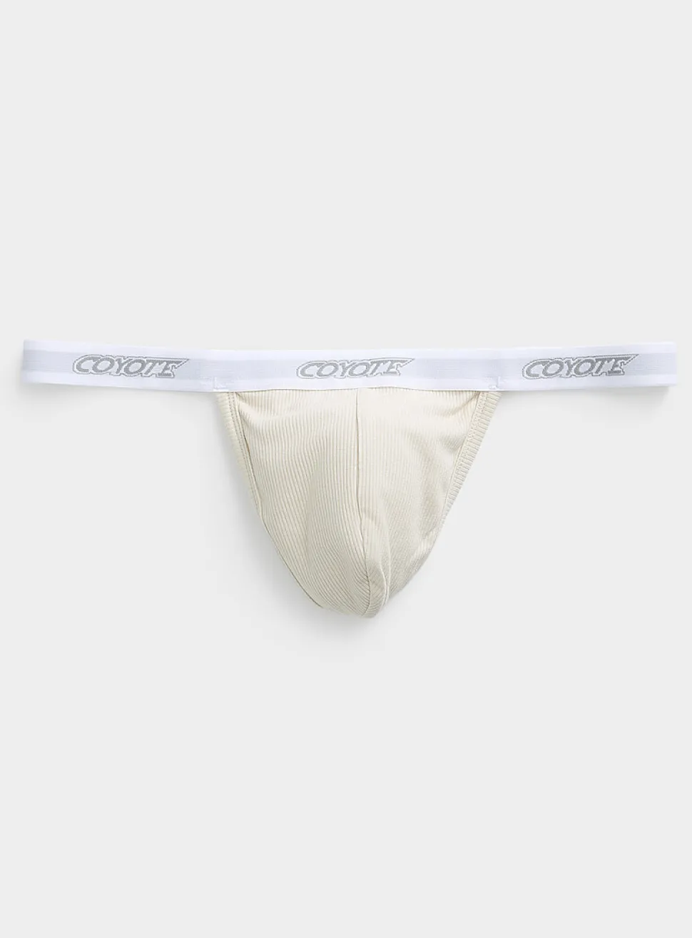 Ribbed thong