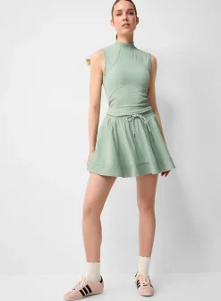 Ripstide ribbed golf skort