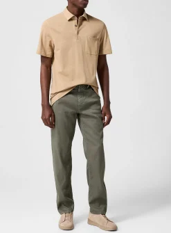 Roccia cotton-linen fitted jean