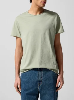 Rolled hem T-shirt