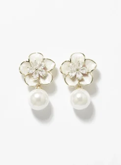 Romantic flower earrings