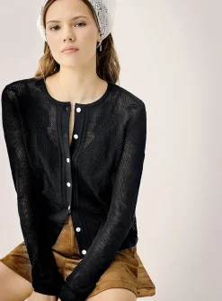 Roses crocheted cardigan