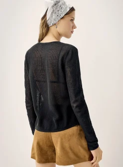 Roses crocheted cardigan