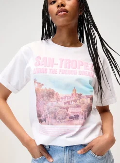 Saint-Tropez boxy-fit T-shirt