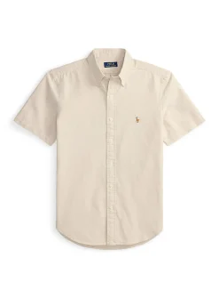 Sand Oxford shirt