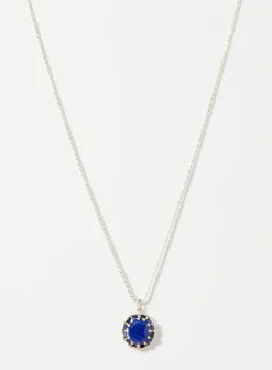 Sapphire pendant necklace