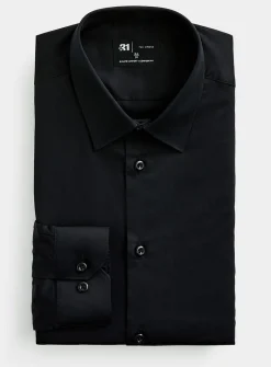Satiny 100% cotton shirt