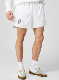 Satiny pattern flowy short