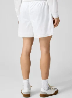 Satiny pattern flowy short