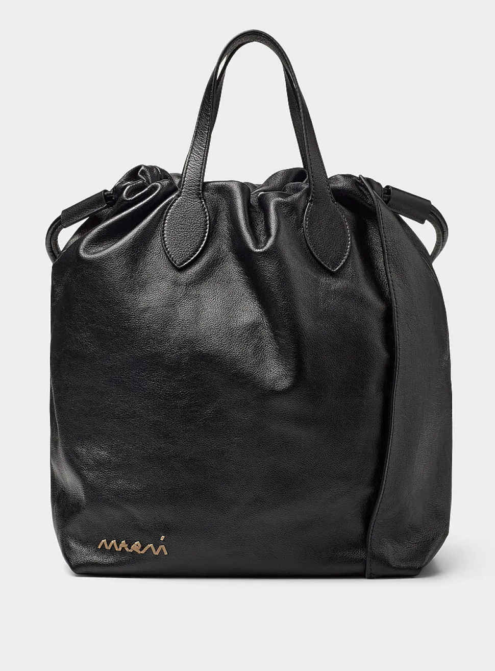 Scrunchie leather boho bag