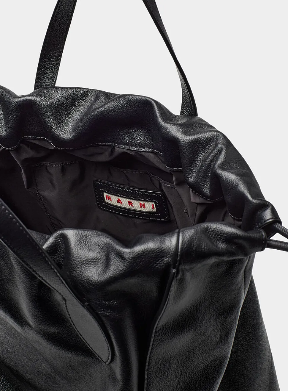 Scrunchie leather boho bag