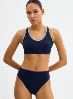 Sculpture Boom cross-strap bralette