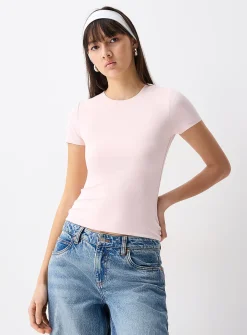 Second skin high neckline T-shirt