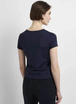 Second-skin short-sleeve crew-neck T-shirt