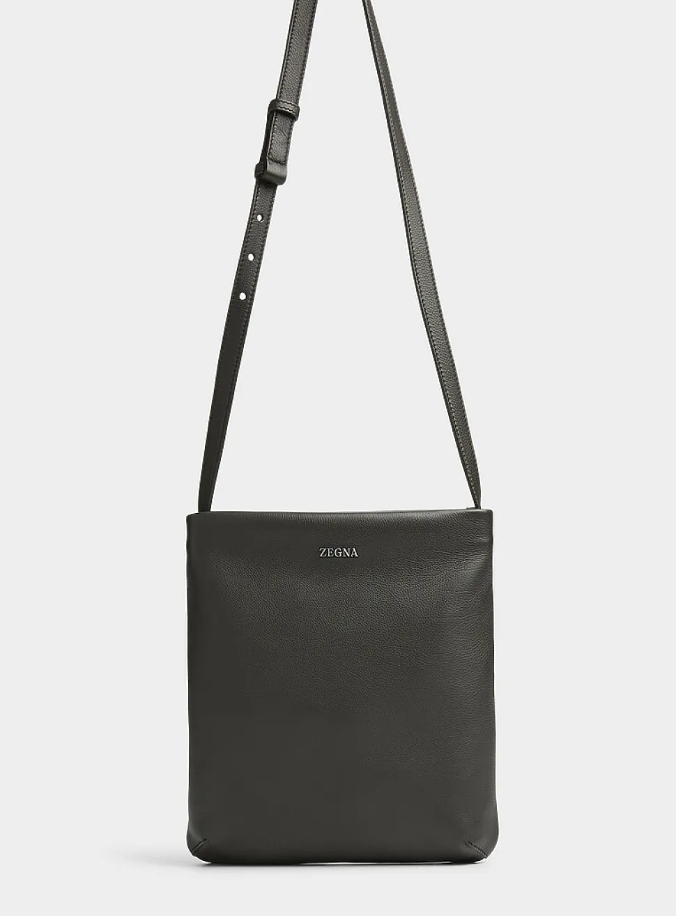 Secondskin supple leather cross-body bag
