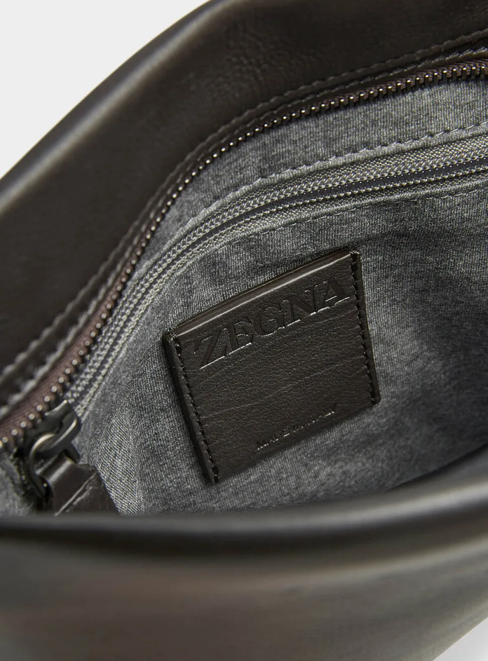 Secondskin supple leather cross-body bag
