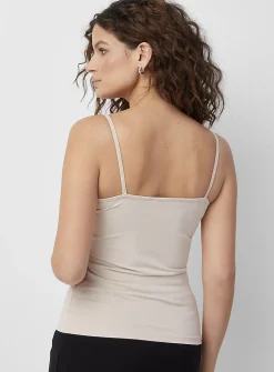 Second-skin thin straps cami