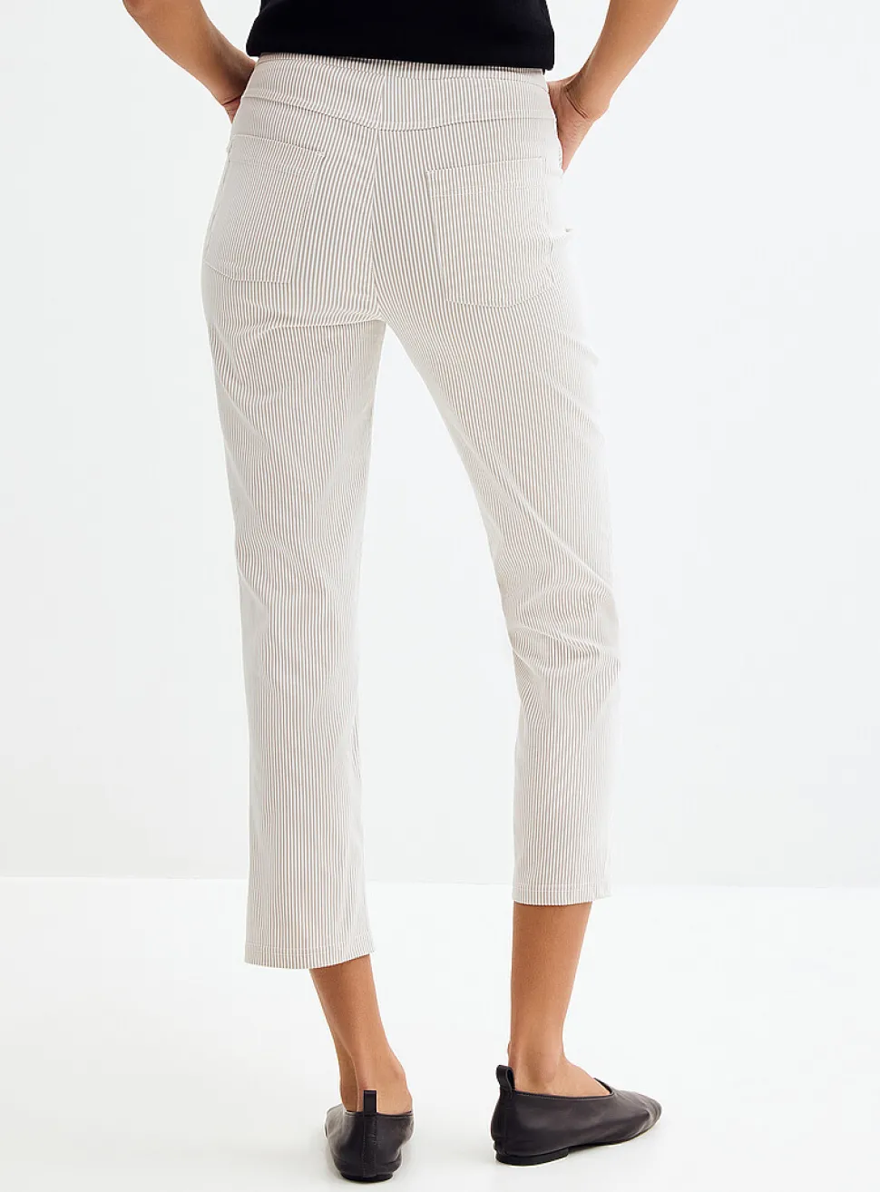 Seersucker striped legging
