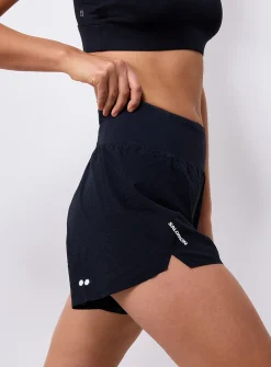 Sense Aero stretch ripstop split short