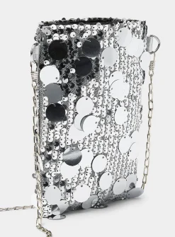 Sequined phone clutch