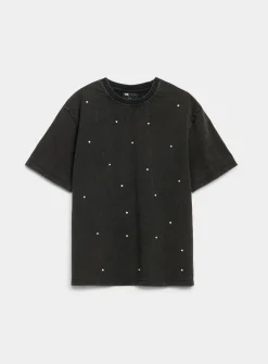 Shimmery bead T-shirt