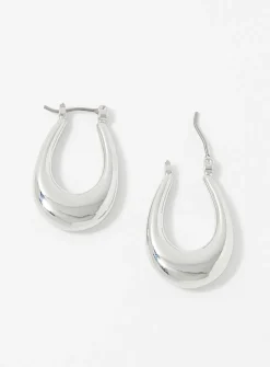 Shiny oval hoops