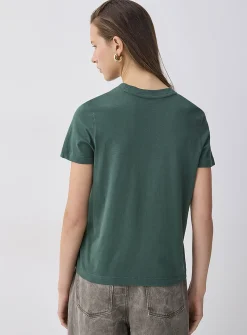 Short-sleeve crew-neck tee