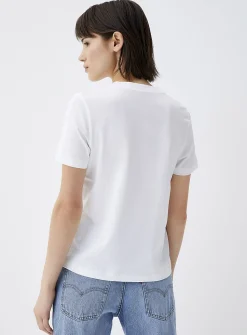 Short-sleeve crew-neck tee