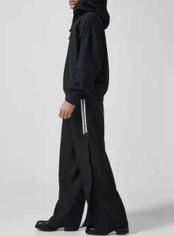 Side openings loose track pant
