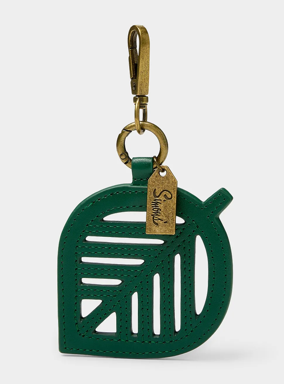 Signature green leaf charm