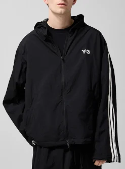 Signature stripes wire inserts windbreaker
