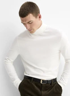 Silky knit turtleneck