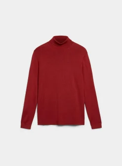 Silky knit turtleneck