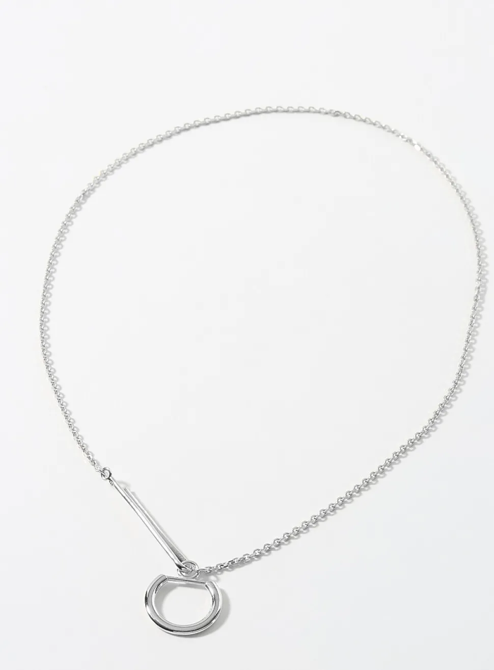 Silver gusset chain