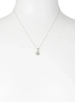 Silver medallion chain