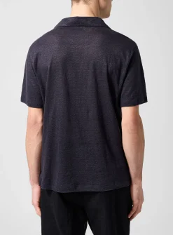 Simon pure linen polo shirt