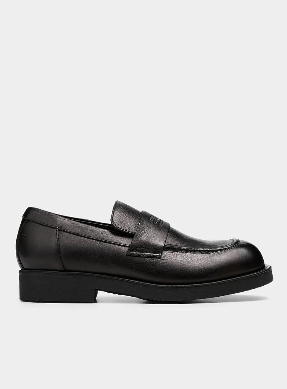 Sleek square-toe loafers