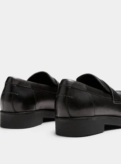 Sleek square-toe loafers
