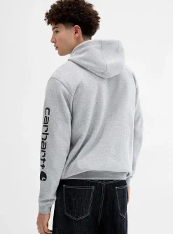 Sleeve print hoodie